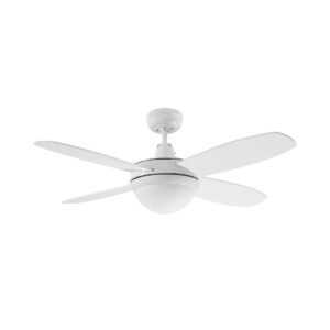 Martec Lifestyle Mini AC 42" Ceiling Fan With Twin E27 Light White - DLS1044W