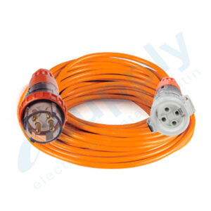 32 Amp Extension Lead Single Phase 3 Pin Round 240V 10 20 30 Metres