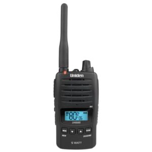 Uniden 2 Way Radio, 80 Channel, 5 Watt, Single UNIUH850S