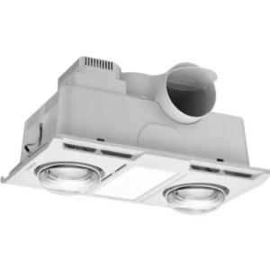 Martec Profile Panel 2 Heat 3 in 1 Bathroom Heater Exhaust Fanwith
