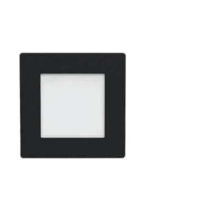 Martec Aspen 3W LED Tricolour IP54 Reccessed Step Light Matt Black MLXA3453M