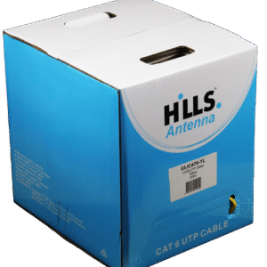 Hills Antenna 4 Pair CAT6 UTP LAN Cable 305M Box - Yellow 03JCAT6-YL