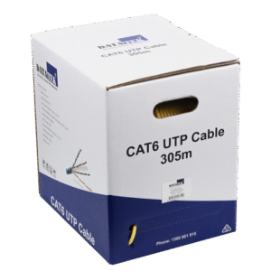 Datatek CAT6 UTP 24AWG Cable Yellow - 305m Box 03JDCAT6YL