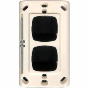 Transco switch 2 gang large body & cover S2L/BC