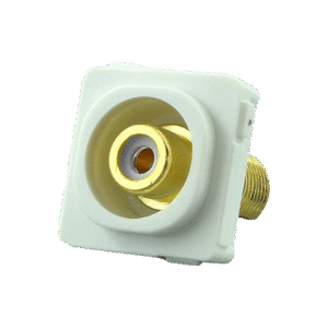 AVOL Clipsal RCA Mechanism Recessed | White ELM100-W
