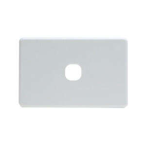 AVOL Grid Plate 1 Gang - White ESW101
