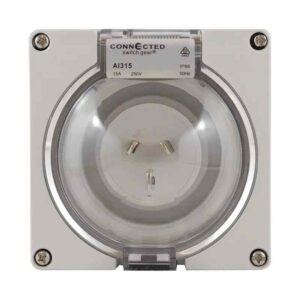 CGS Appliance Inlet 3 Pin 250V AC 15A IP66 AI315