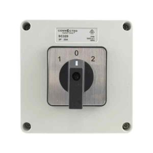 CGS IP55 Changeover Switch 3 Pole 500V AC 20A SC320