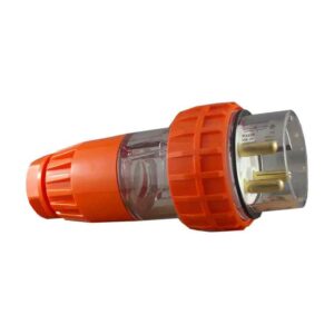 CGS IP66 3 Pin Straight Plug – 250V AC 32A P332R