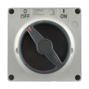 CGS IP66 Isolating Switch Key Operated 1 Pole 250V AC 15A S115-K2