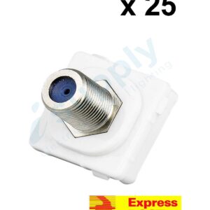 25 x CLIPSAL Compatible Outlet Mech Insert Mechanism F-Type Pay TV EXPRESS POST