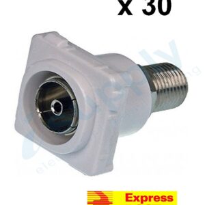 30 X CLIPSAL Compatible Outlet Mech Insert Mechanism TV Antenna TVC EXPRESS POST